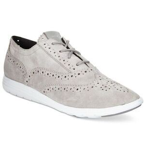Cole Haan Grand Tour Oxford Sneakers Gray Suede Lace Up Shoes‎ Womens Size 6.5 B
